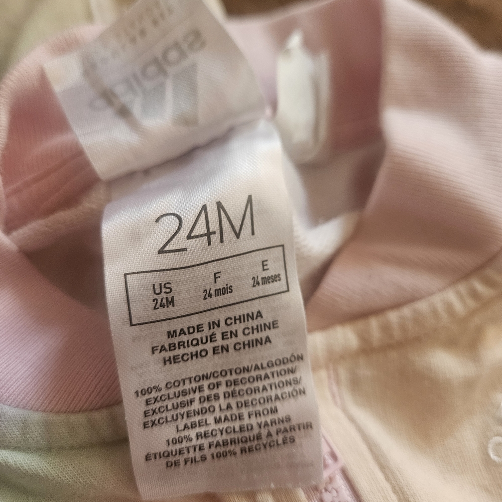 ๐๐5/$25๐๐Adidas Pastel Tie-Dye Baby Jumpsuit - Picture 5 of 10
